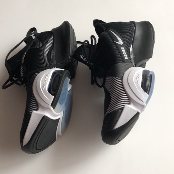 Nike Black/ White Superrep Sneakers - Picture 3 of 8